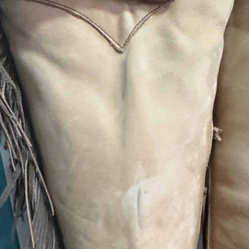 Gypsy Junkies tan fringe OTK BOOT - Picture 9 of 10
